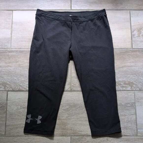 Under Armour Pants - Under Armour Heat Gear Black Capri Leggings | Under Armour Heat Gear Capri Pants